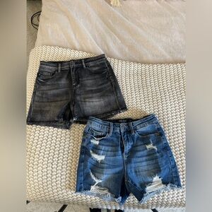 Bundle of 2: Judy Blue Denim Shorts